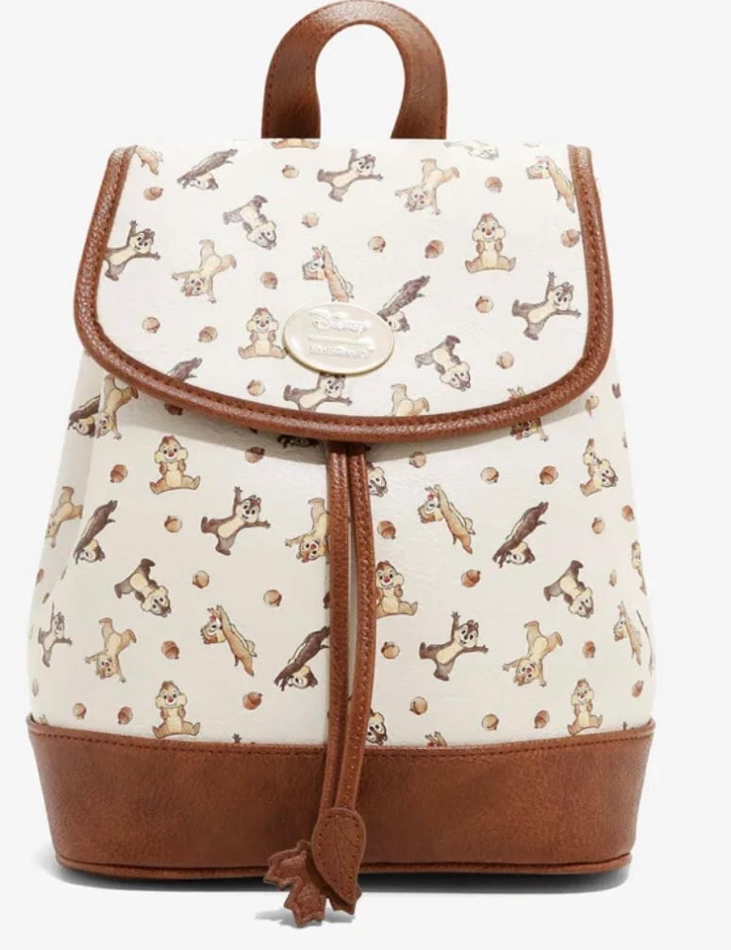 NWT-Her Universe Disney’s Chip and Dale slouch mini Backpack