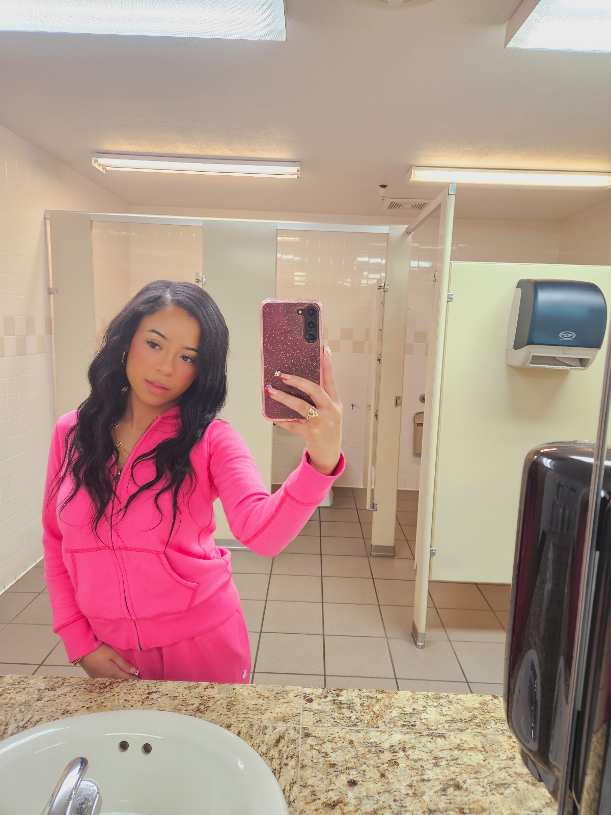 Hot Pink Ralph Lauren Sweatsuit  (Pants Included)