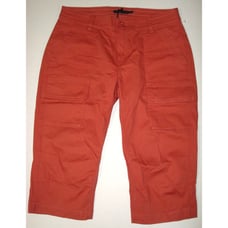 Womens 8 New NWT Orange Hike Shorts Pocket Long UPF 40 Trail Elle Prana Knicker
