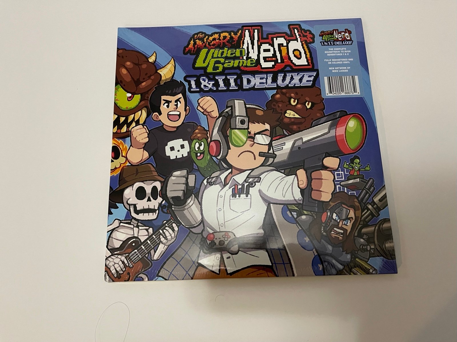 AVGN 1 and 2 - Vinyl Records- 3 Colored Records - Sealed !