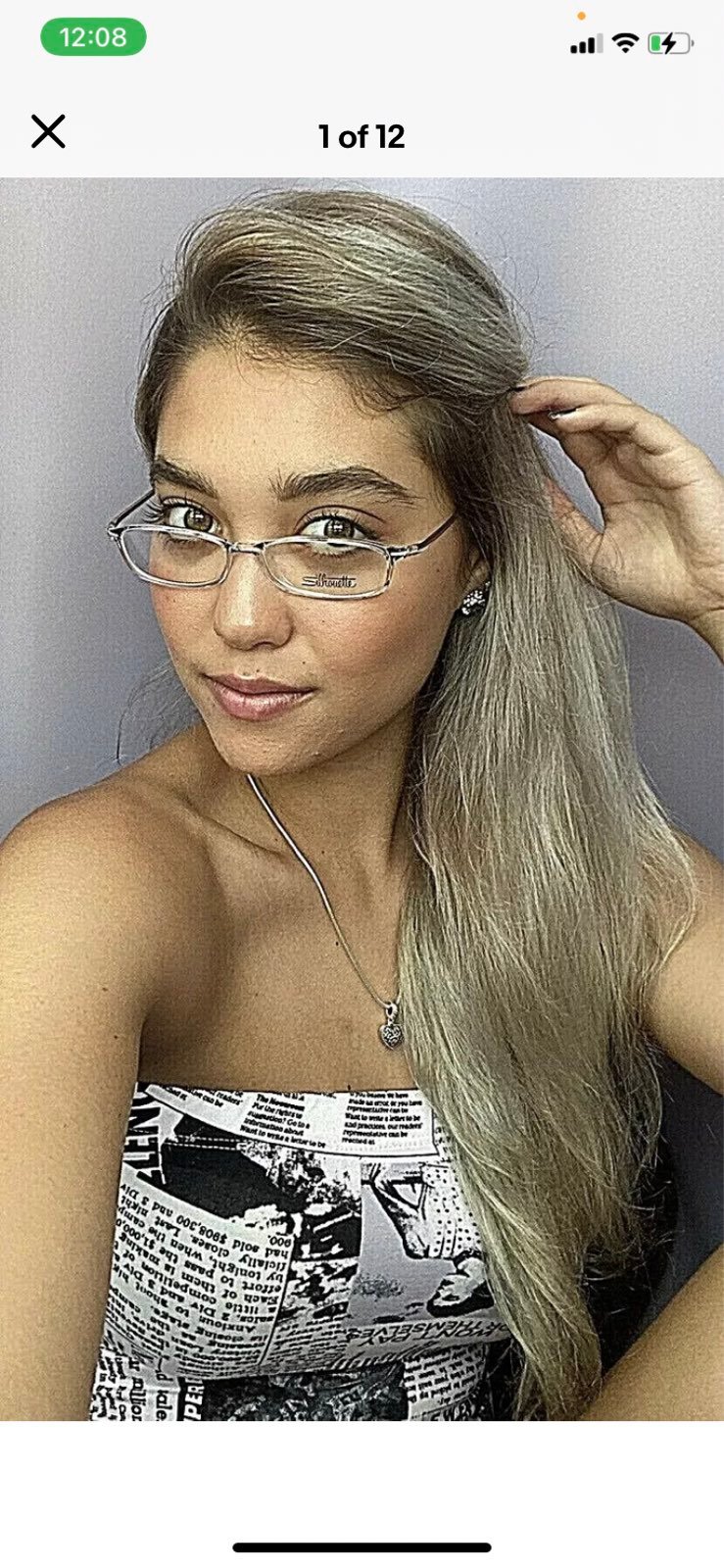 New Silhouette 50mm Women's Eyeglasses