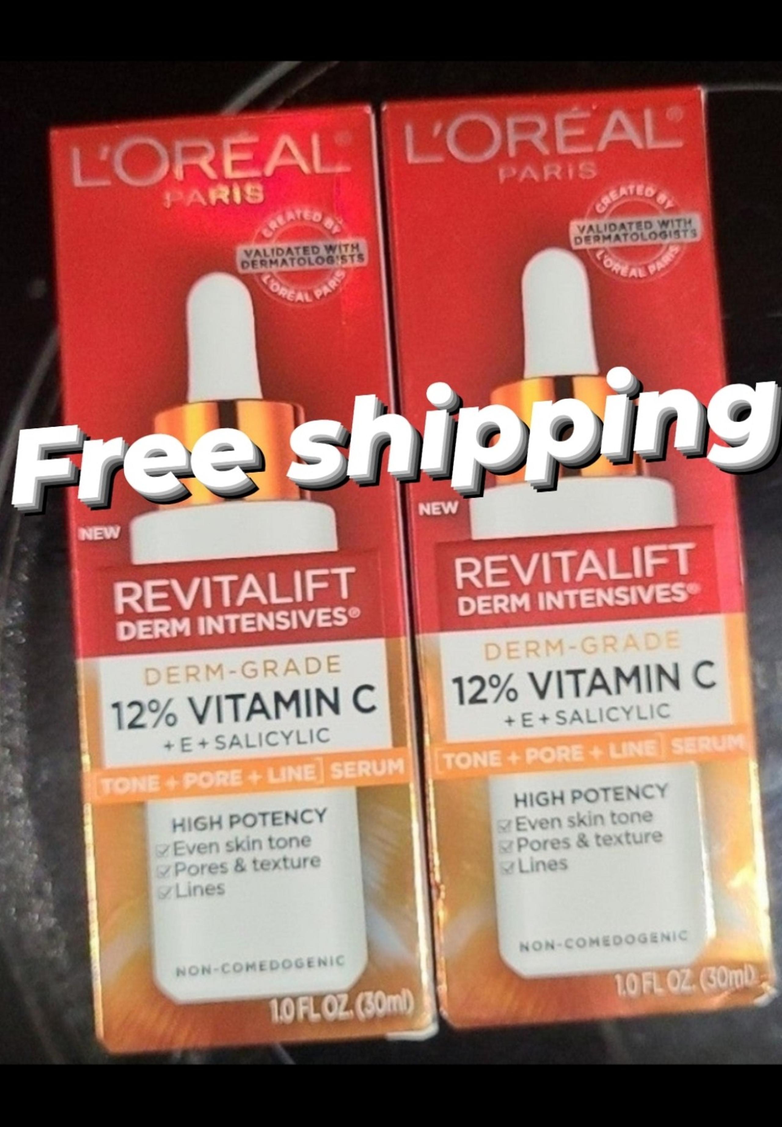 2x Loreal Revitalift Derm Grade 12% Vitamin C + E + Salicylic