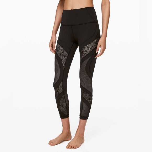人気の贈り物が Wunder Lululemon Under 2 Size *LaceBlack 25 Tight High-Rise ヨガ・ピラティス
