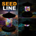 Solar Bird Feeder for Outdoor Hanging - Small Bird Seedes Feeder with Mosaic Sta