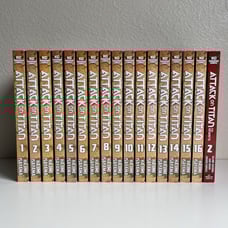 Attack on Titan Vol 1-16 & No Regrets Vol 2 ENGLISH Manga Book Lot Bundle