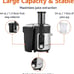 2 speed centrifugal juicer Black, 33.8 ounce / 1000 ML rq1