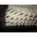 Vintage Crocheted Knit Afghan Lap Blanket Throw 46 x 50 Gray White Handmade nice