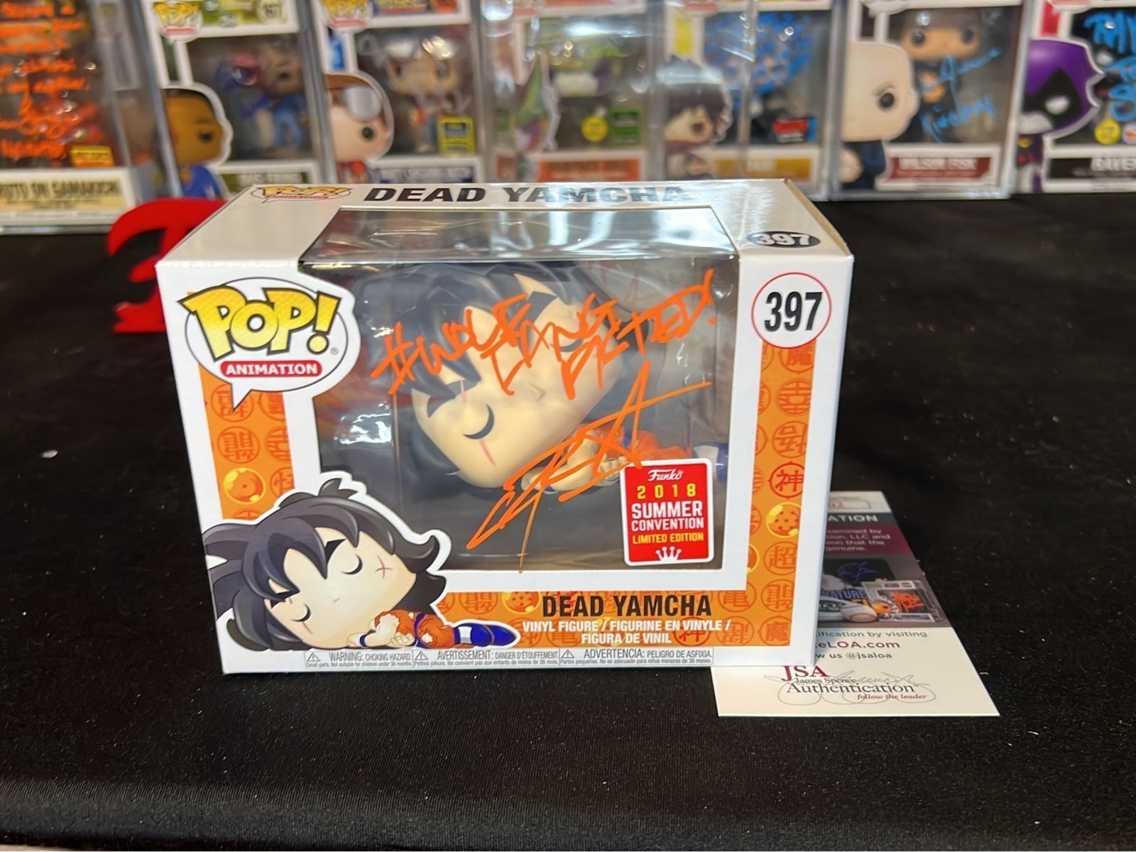 Dead Yamcha (Dragon Ball Z) Autographed/Signed and Quoted #397