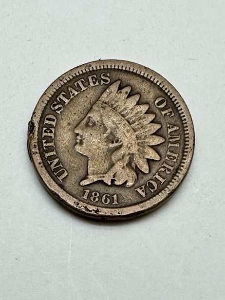 1861 Indian Head Penny