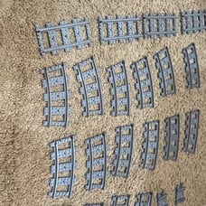 Lego Train Track Pieces - 27 tracks