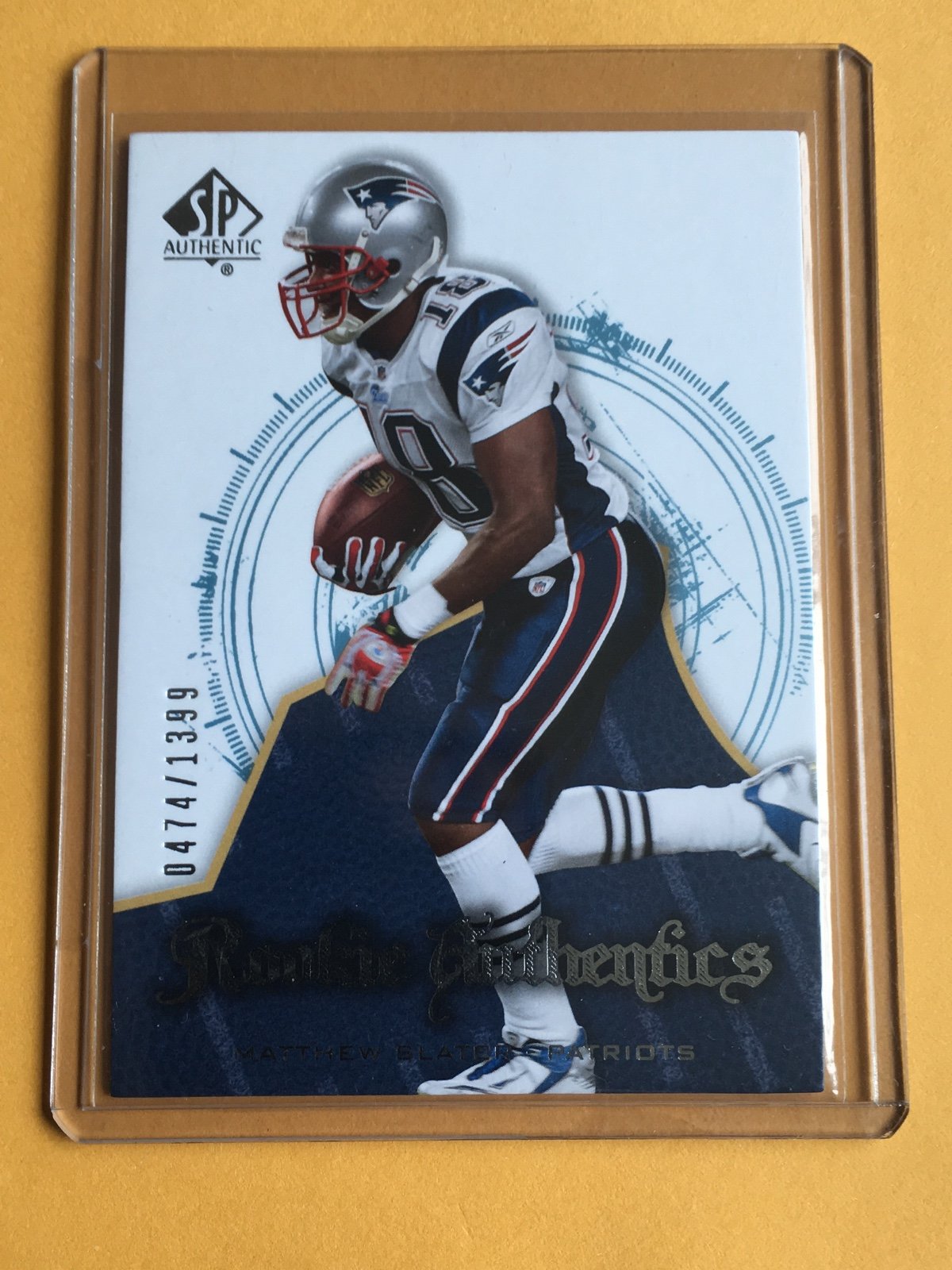 Matthew Slater 2008 SP Authentic Rookie SP /1399 ~ PATRIOTS!