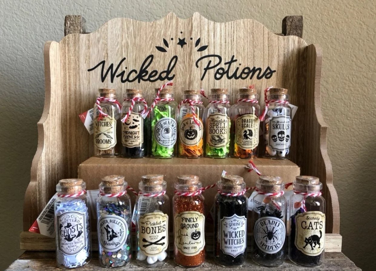 Target halloween potion bottles