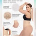 SHAPELLX shape-wear thong zip up clip crotch with boning Nude women's NWT XL