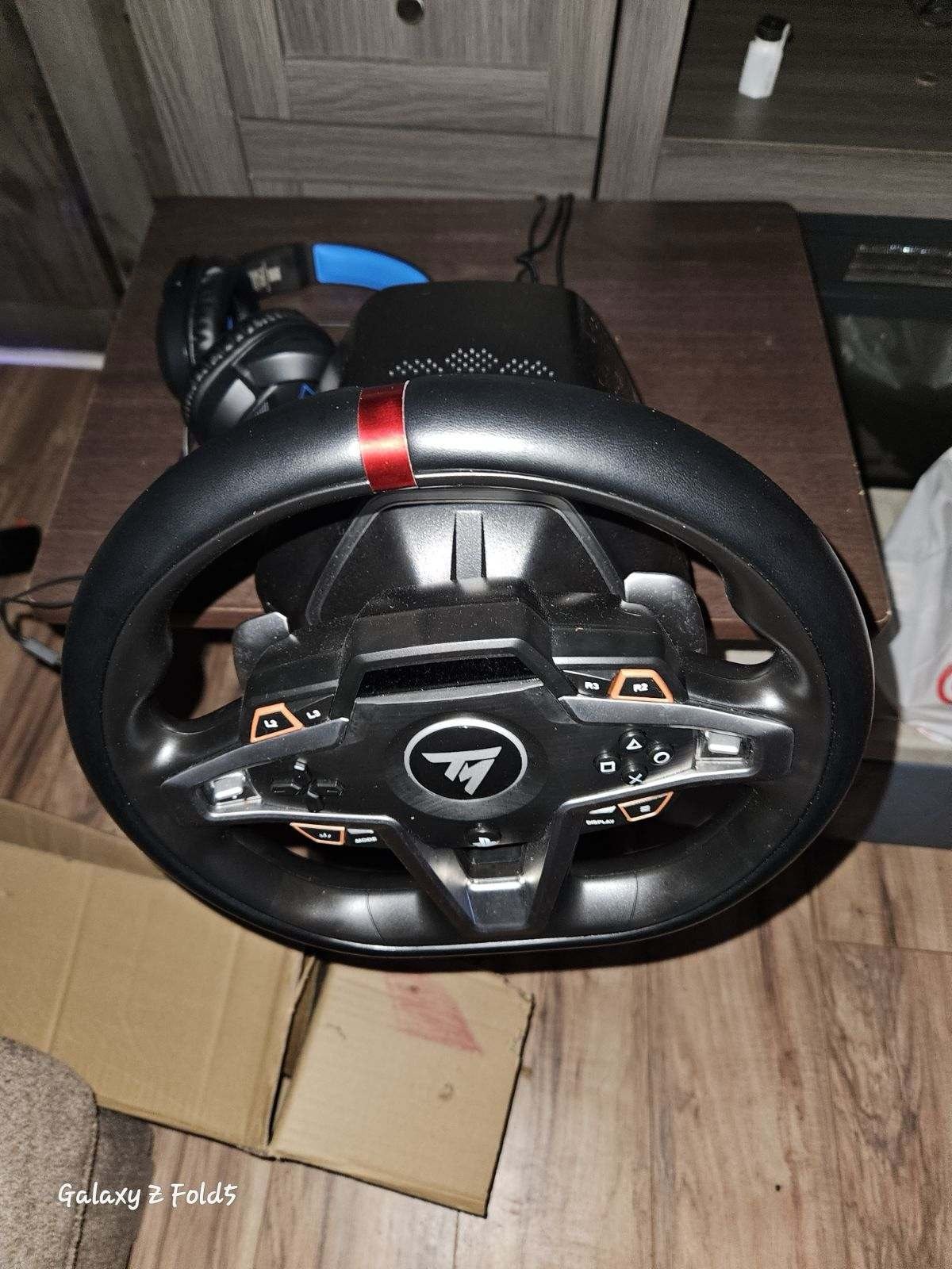 Wheel and pedals