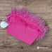 Staud Hot Pink Feather Tube Top NWT