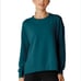 Beyond Yoga Off Duty Pullover Crew Neck Long Sleeve Majestic Blue Sweatshirt 2X