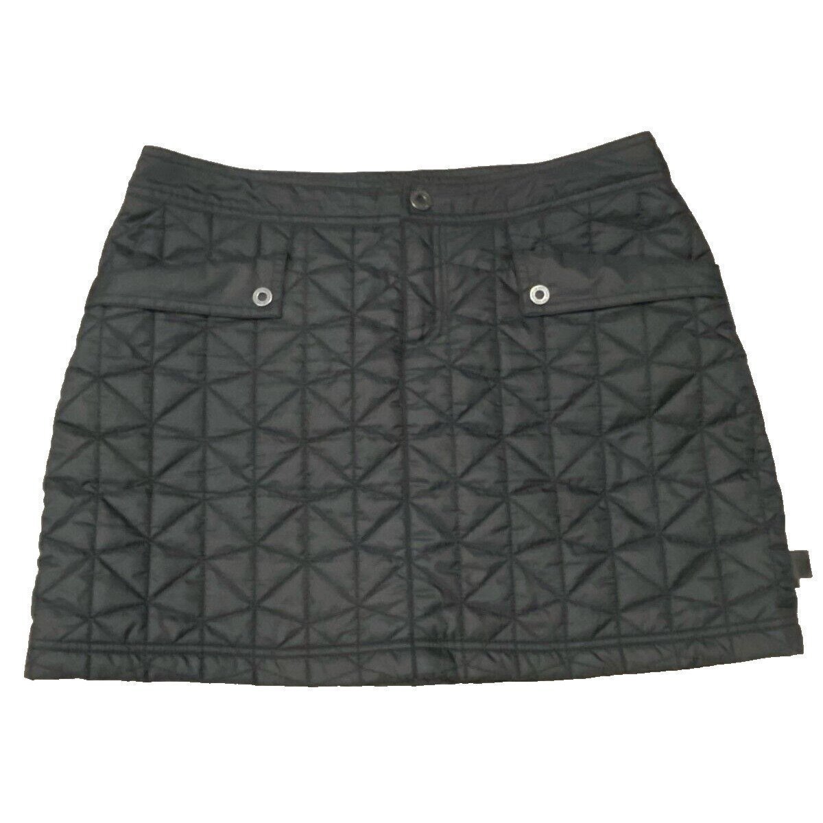 The North Face Womens Primaloft Oh Dee Oh Skirt Size 10 Quilted Black Outdoor