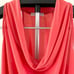 Sleeveless Drape Neck Halter Top