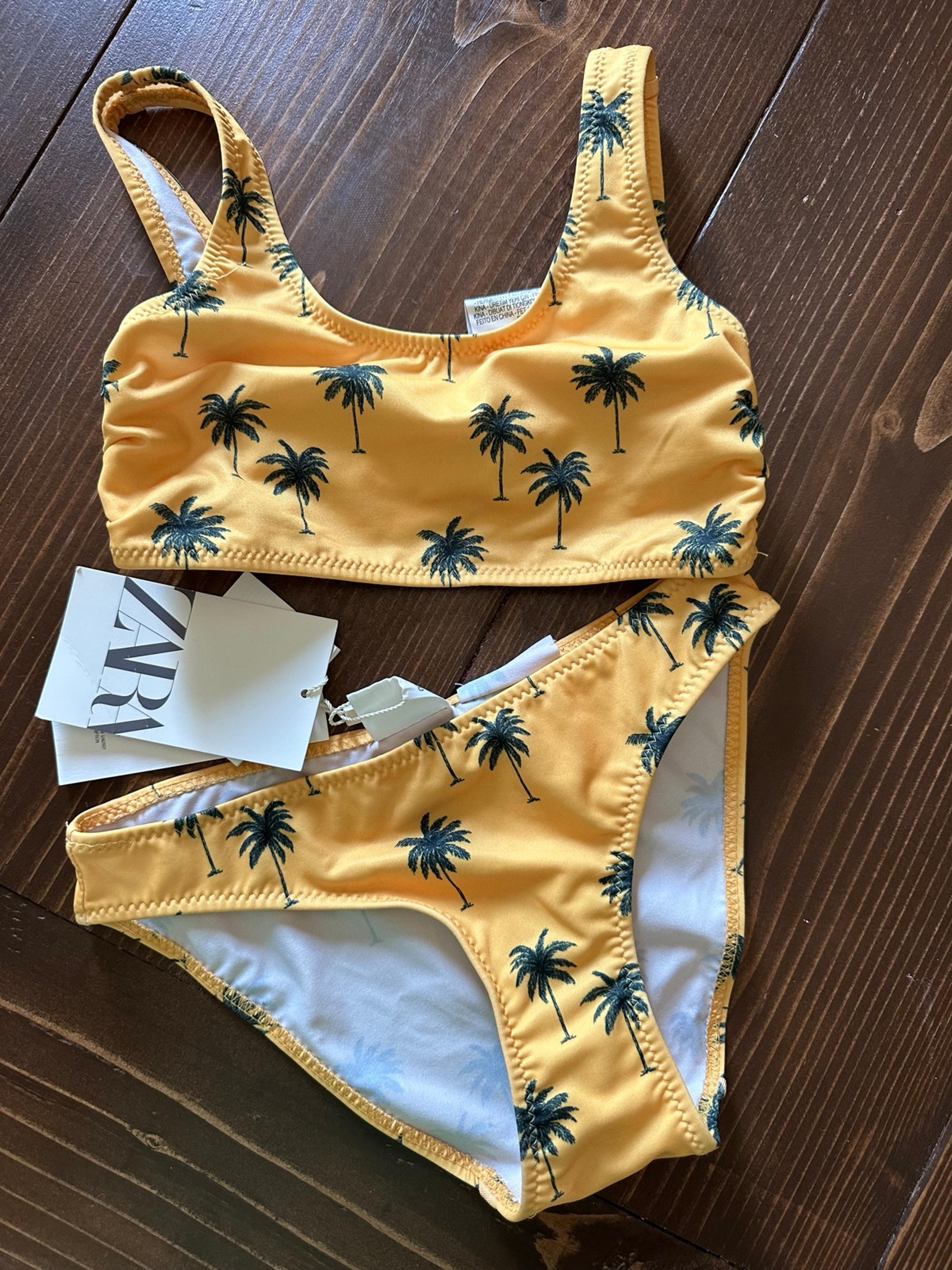 NWT Zara palm tree swimsuit
