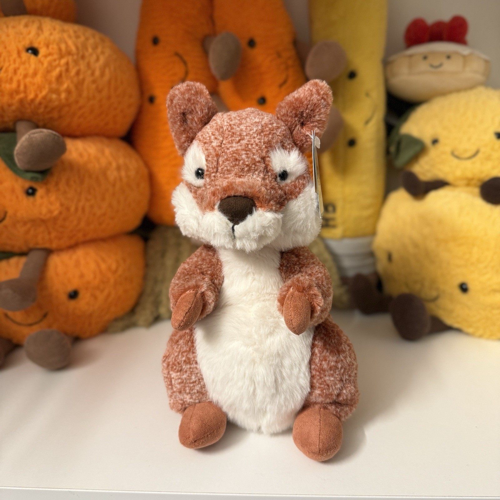 Jellycat Ambrosie Fox BNWT New Retired Rare 100% Real - Fast Ship from USA