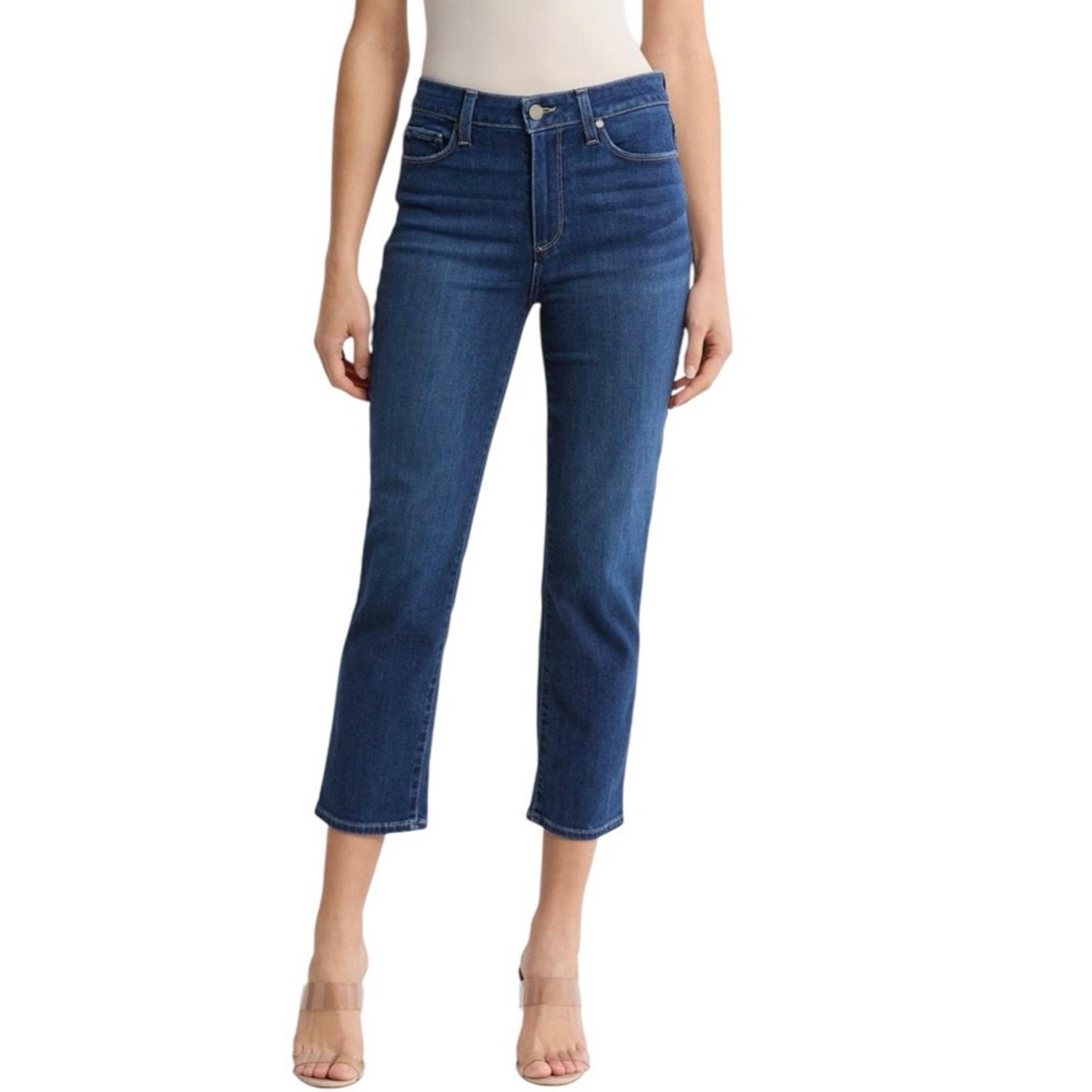 Paige Denim Womens size 30 Canyon Crop Jeans Dark Wash Mid-Rise