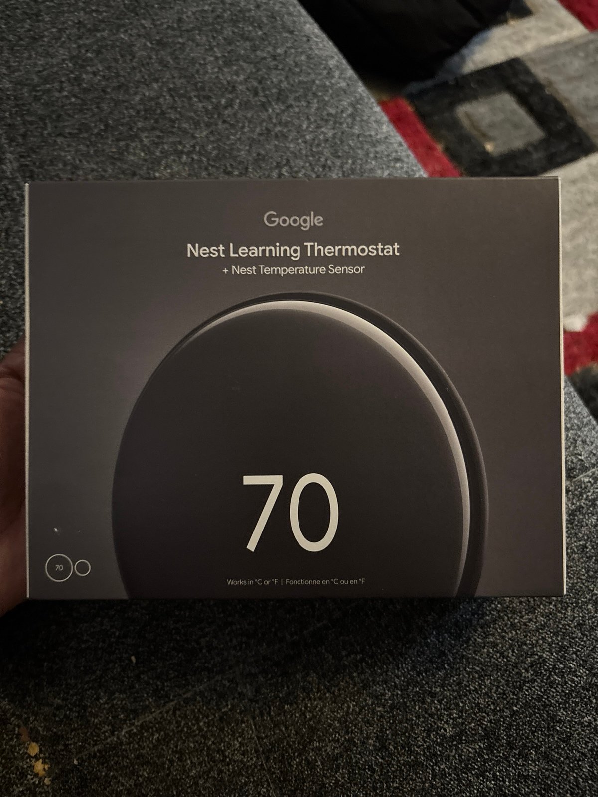 Brand New, Sealed - Google Nest Learning Thermostat + Nest Temperature Sensor