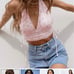 NWT Princess Polly Penelope Halter Top Pink