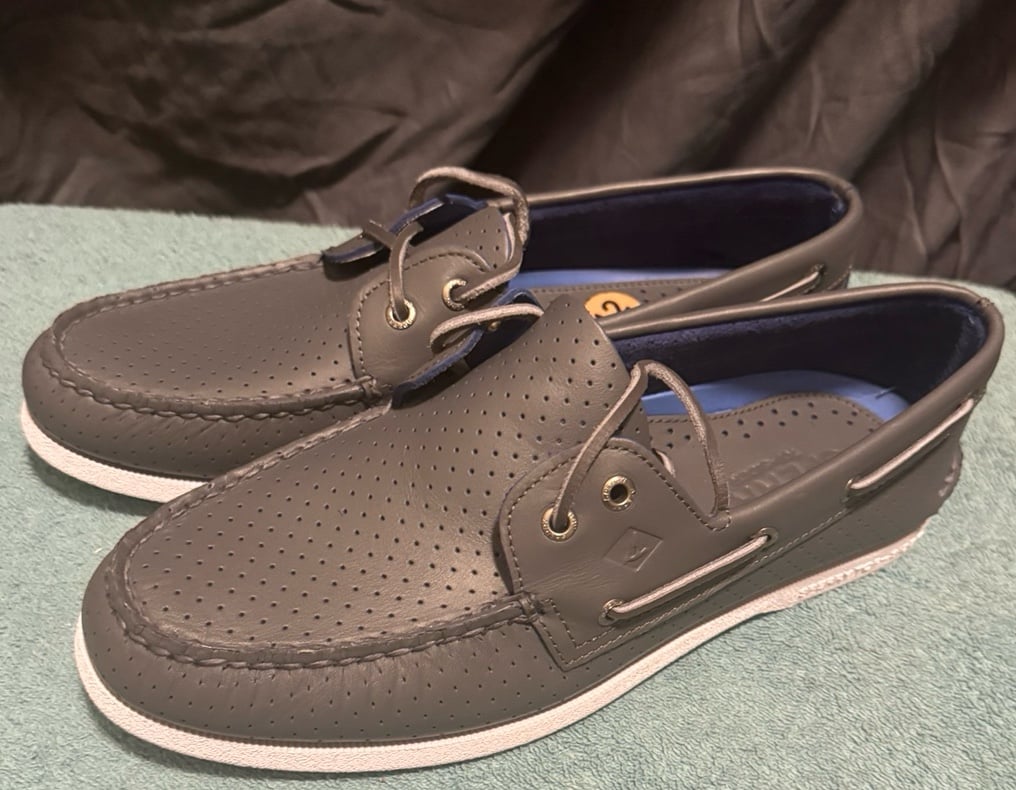 Sperry Men’s Authentic Original™ Cross Lace Boat Shoe Size 12 NWOB