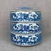 Vintage Japanese Blue White Imari Porcelain Stacking Bento