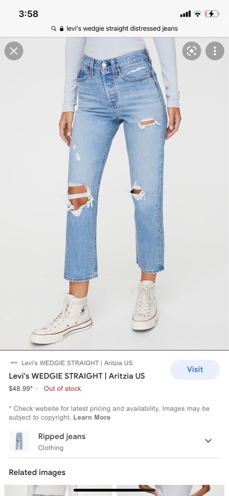 Levi's Wedgie Straight Jeans