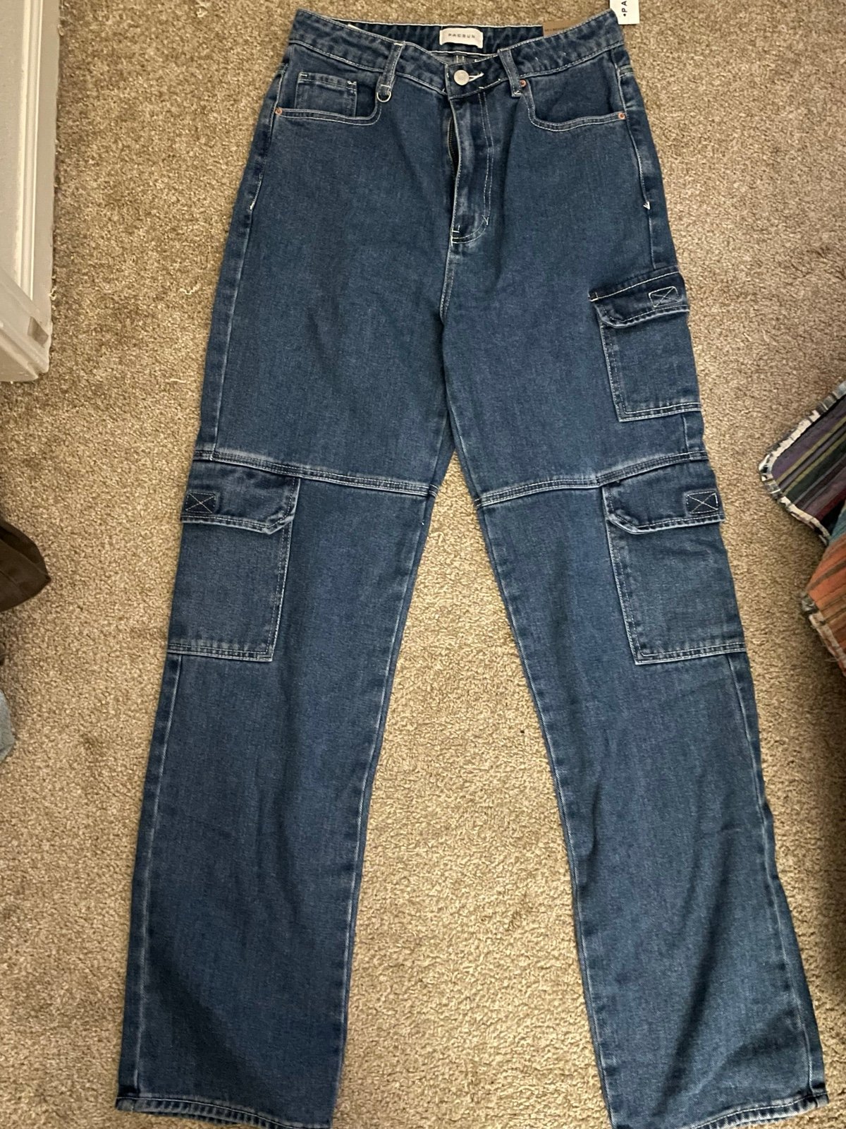 PacSun Jean Cargo Pants (brand new)