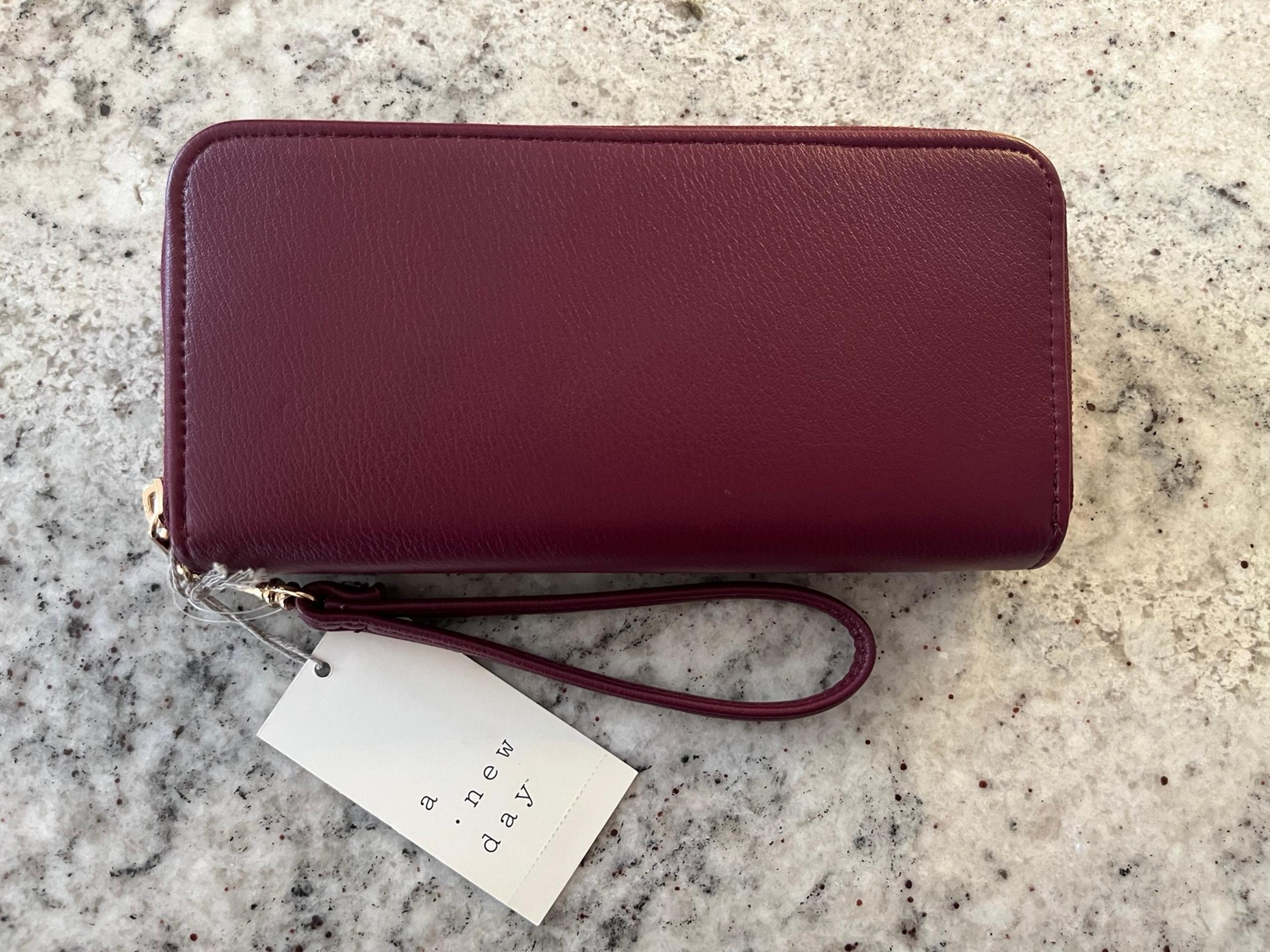 Burgundy wallet