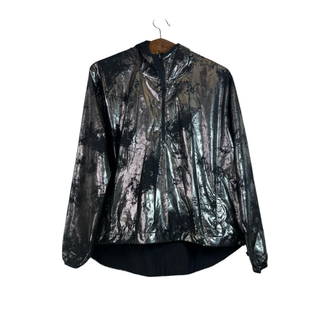 Nike Air Women's Allover Foil Print Jacket Size XL Style DJ8642-010
