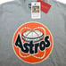 Houston Astros Mitchell Ness Cooperstown collection Astrodome Heather Gray Shirt