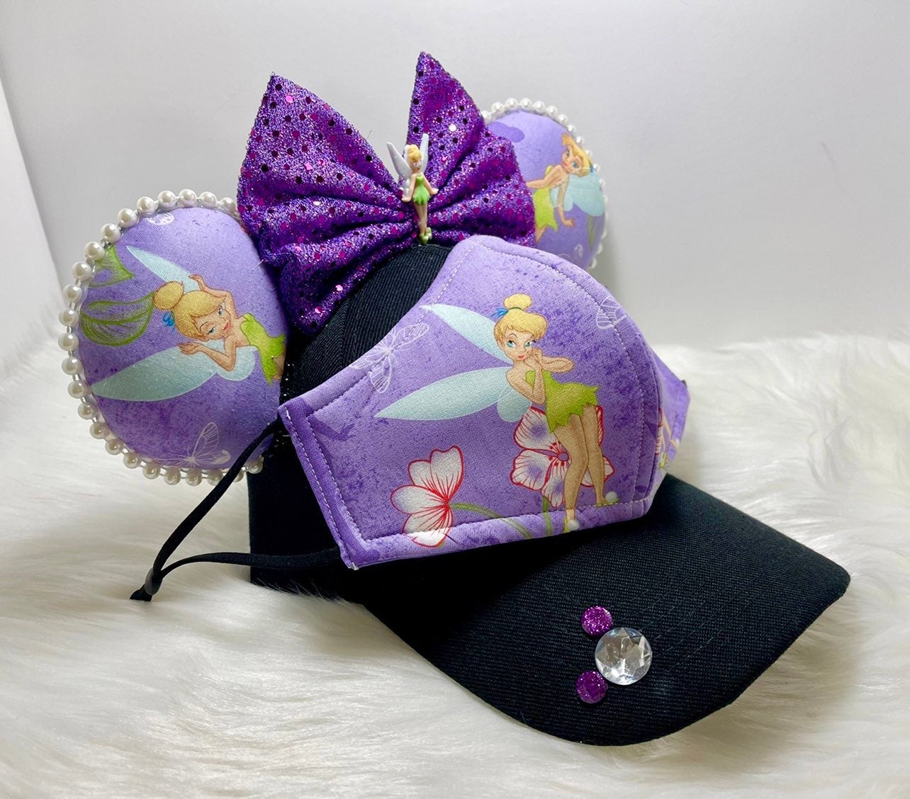 Tinkerbell Minnie ears hat cap mask