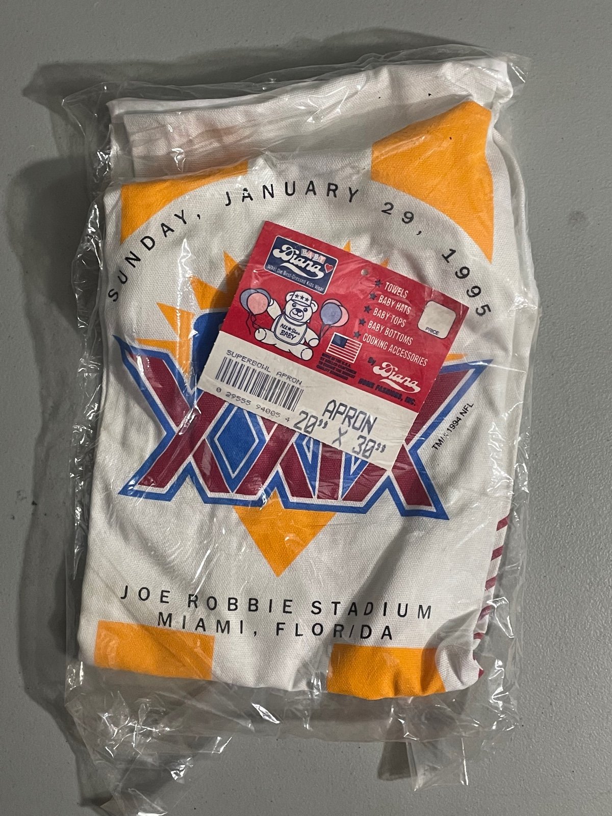 Super Bowl 29 Apron 20 x 30 Size (NFL, 1995)