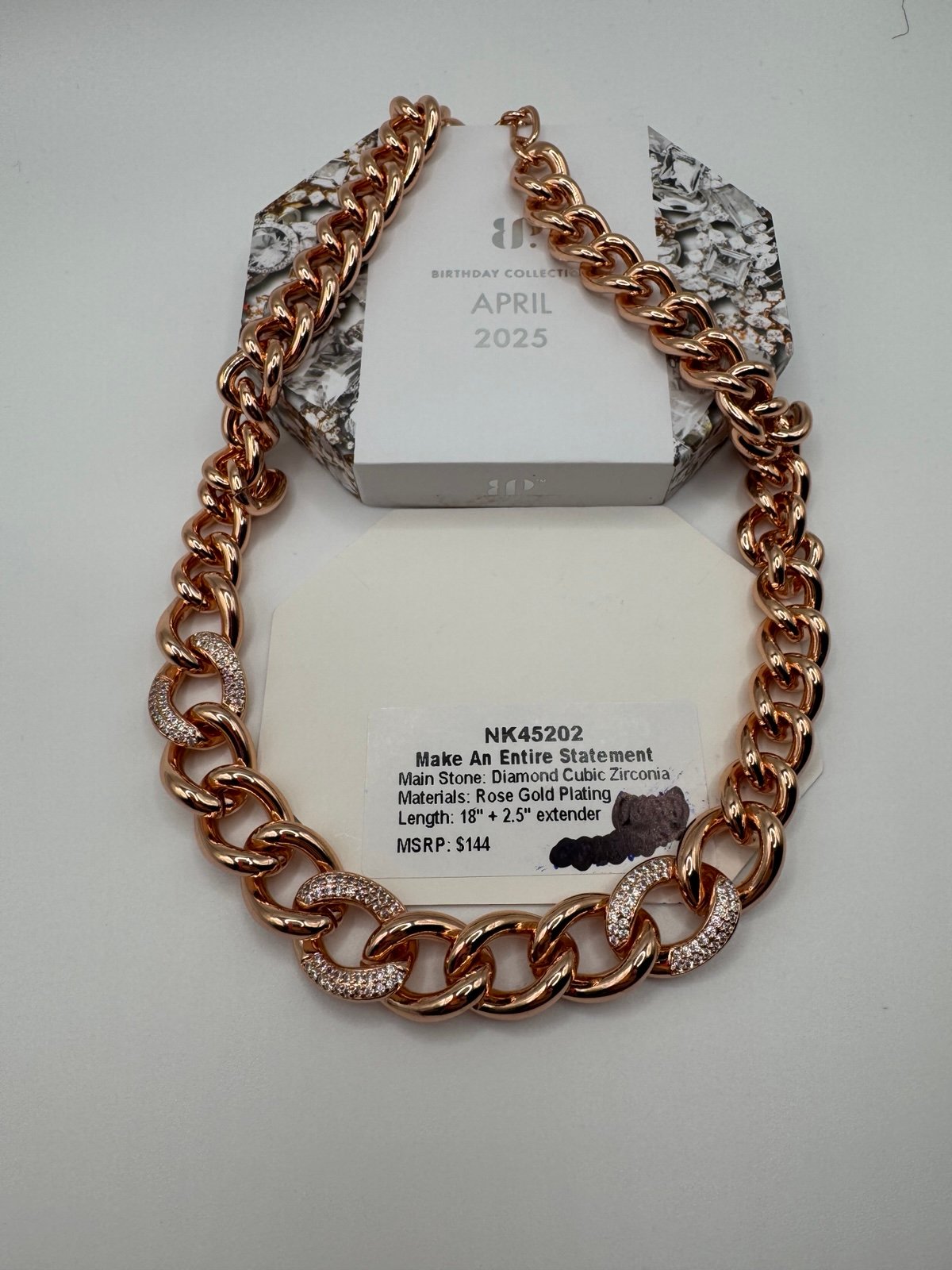 Bomb Party NK45202 ‘Make An Entire Statement’ April 2025 Necklace