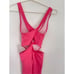 FP MOVEMENT Back It Up Pink bodysuit Size XS