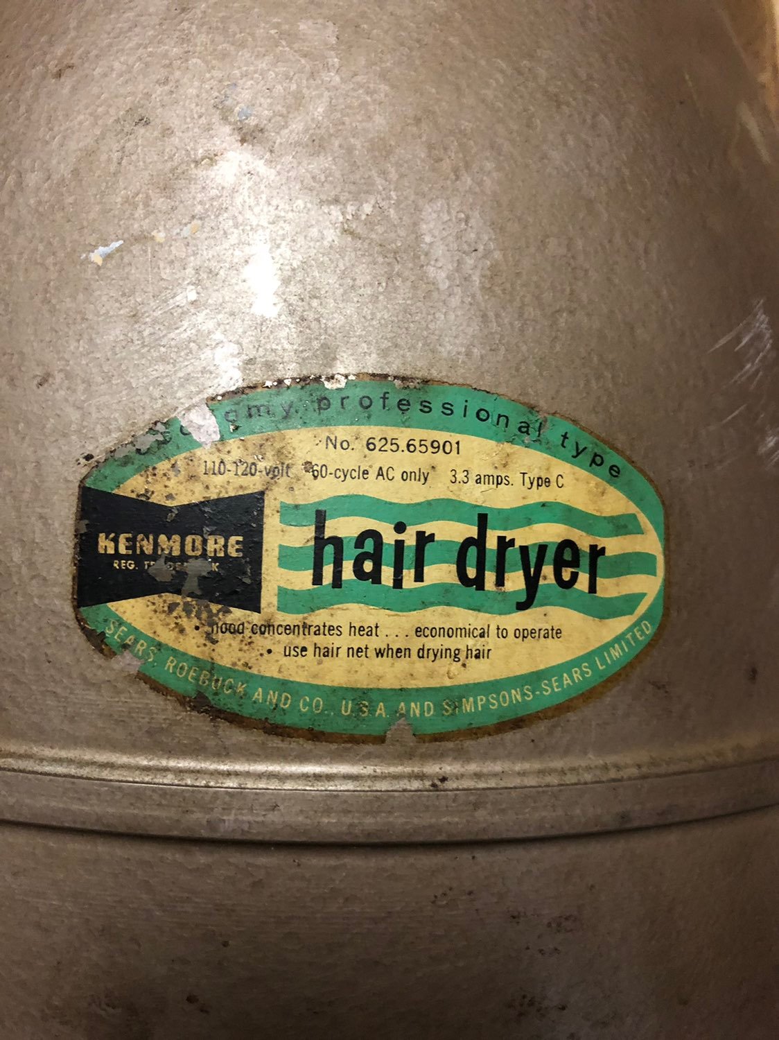 Antique Hair Dryer