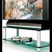 55 HIGH DEF WIDE SCREEN TV W STAND