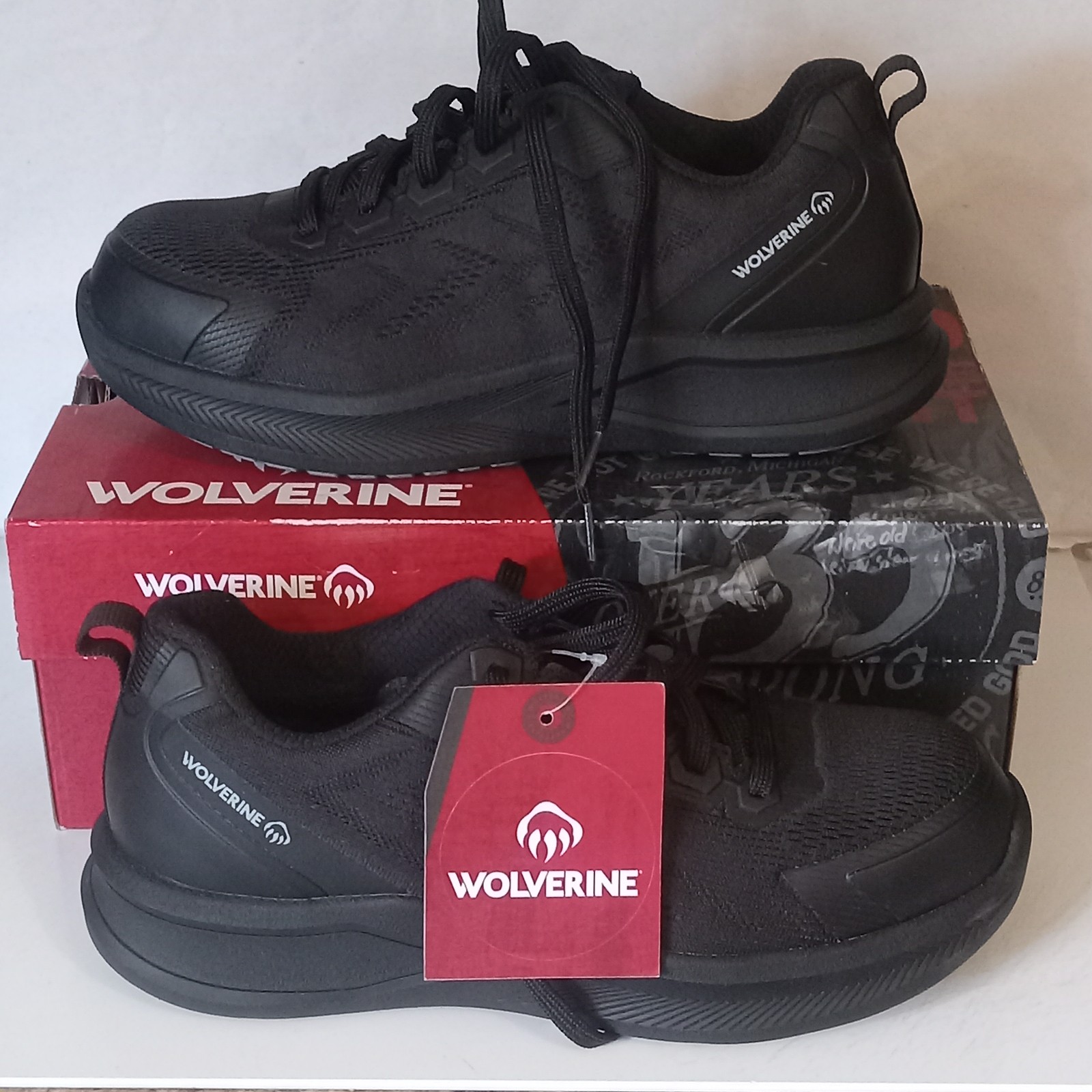 Wolverine Women's Bolt Durashocks Knit Carbonmax Work Shoe Black W231008 Size 10