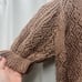 Saltwater Luxe Tan Crochet Knit Cropped Cardigan Sweater Cottagecore Y2K- S