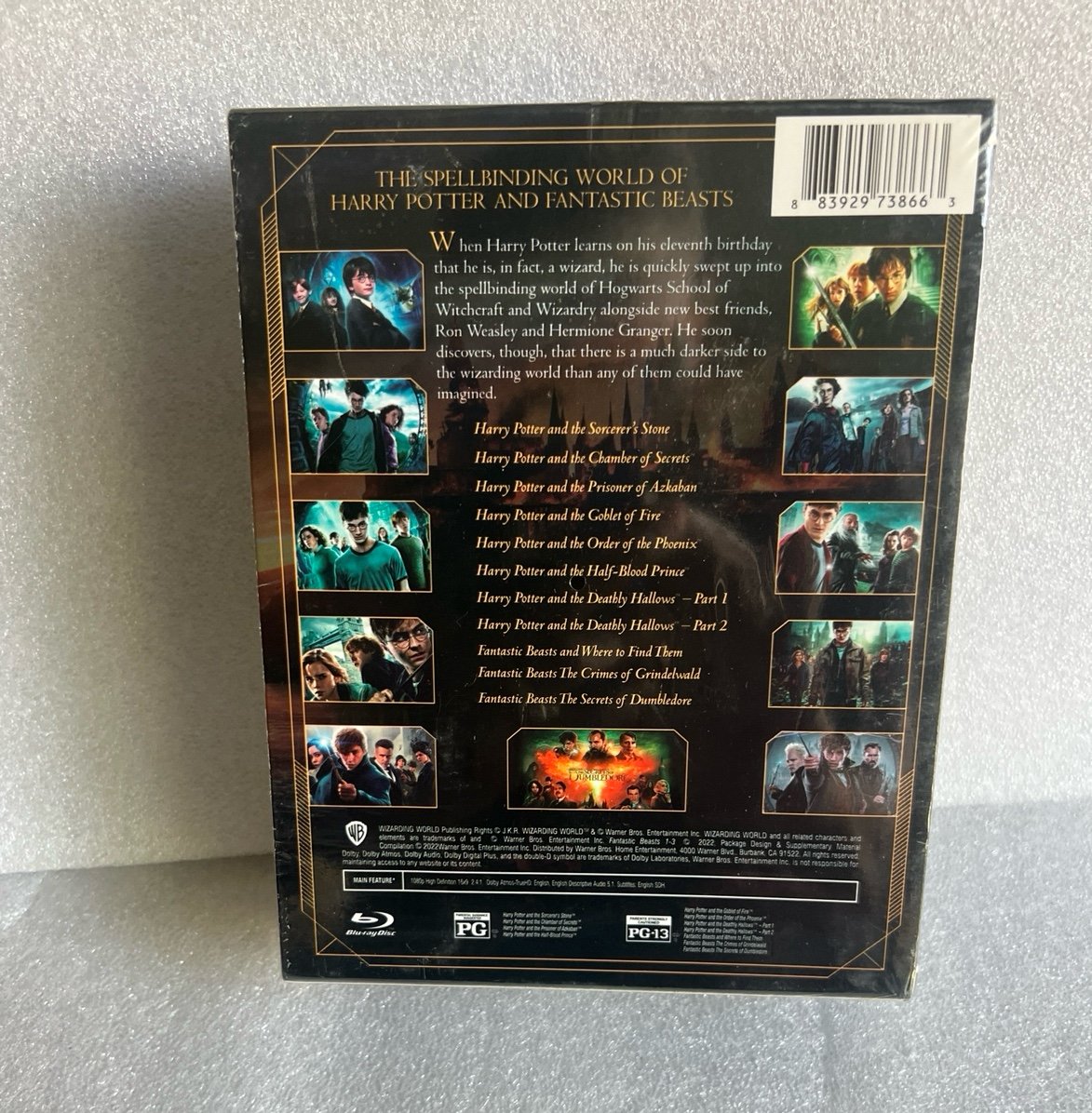 Harry Potter /fantastic beasts 11 film collection Blu-ray