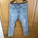 Men’s Lucky Brand Light Wash Ripped Jeans