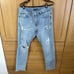 Men’s Lucky Brand Light Wash Ripped Jeans