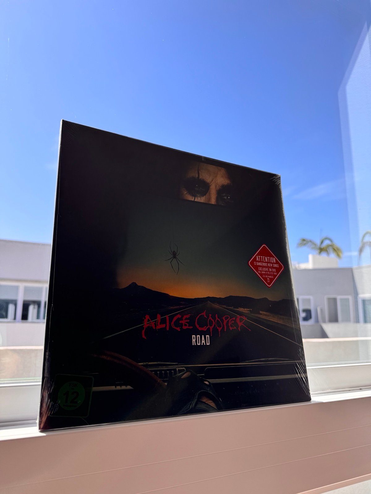 Alice Cooper Road Red Marbled Vinyl w/ Signed Insert