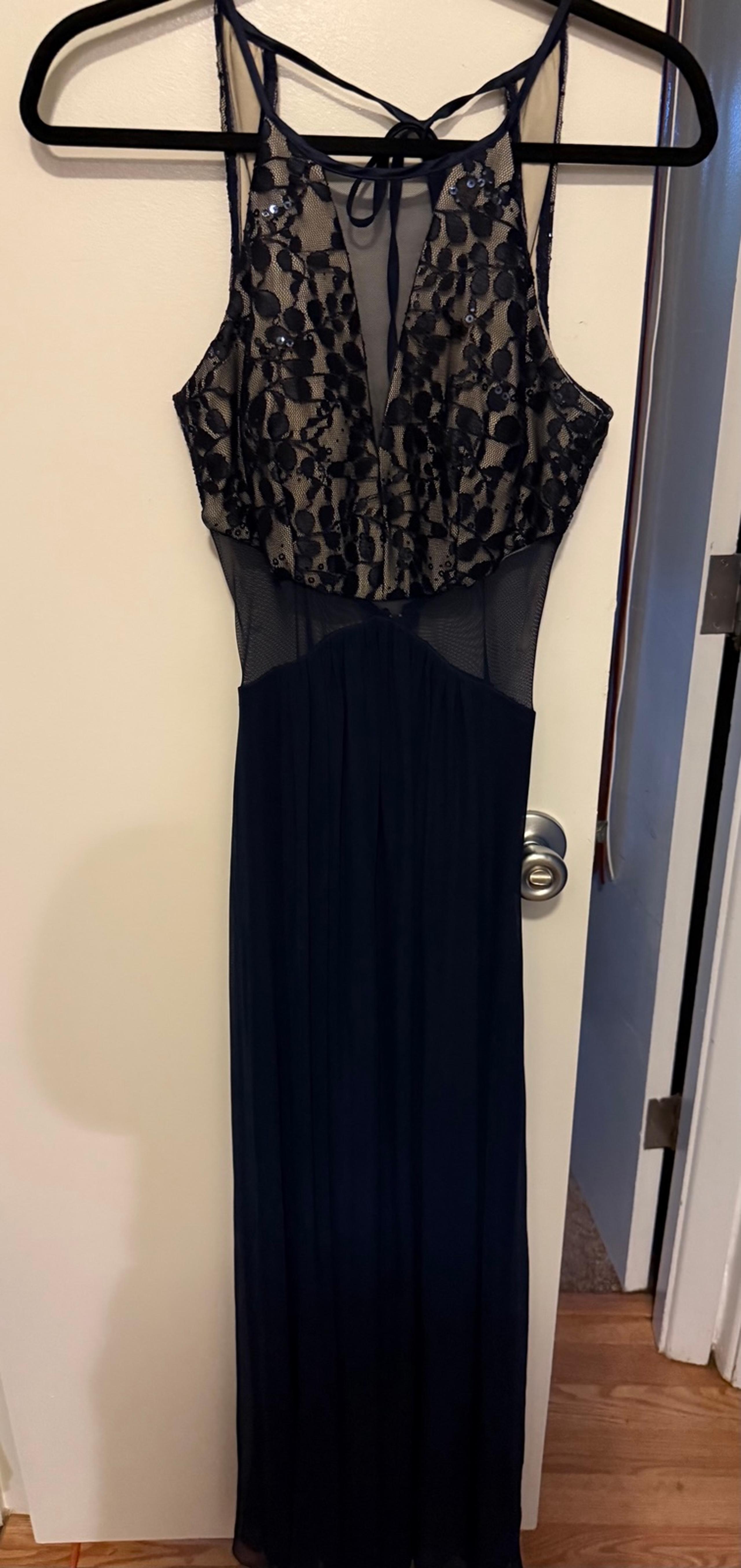 Formal navy long dress