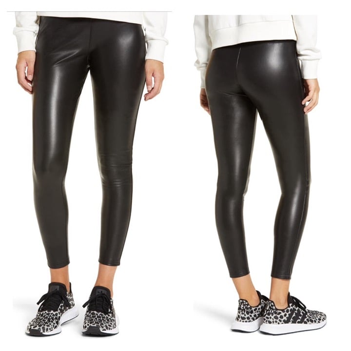 Nordstrom Faux Leather Leggings in Black