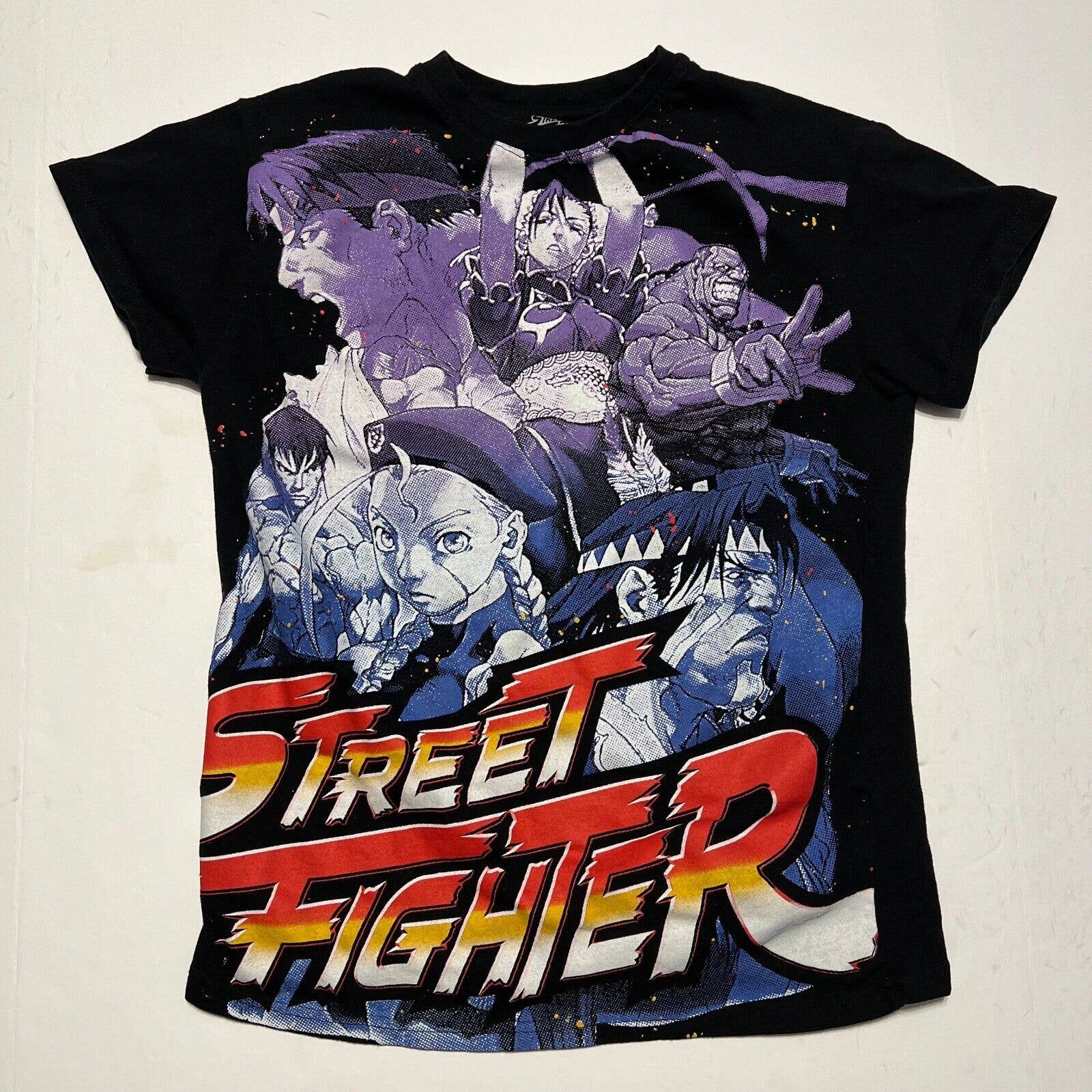 STREETS - Vintage Washed Street Fighter Anime Oversized T-Shirt – Alpha Weebs
