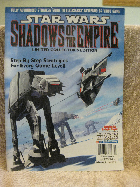 Star Wars Shadows of the Empire Limited Collector's Edition Magazine Mint shape